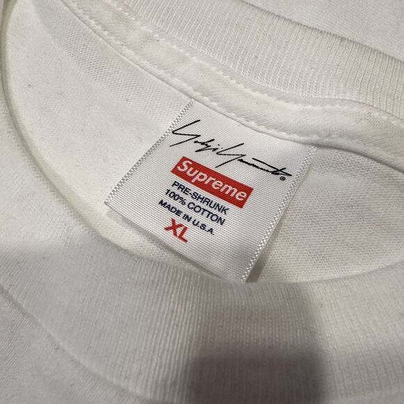 Supreme x Yohji Yamamoto Logo Tee – Size XL – Brand New - Picture 5 of 6